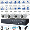 4 Channel Analog HD 700TV Lines CCTV Security DVR Kits